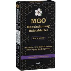 MGO Throat Tablets Manuka Honey Black Currant 300+