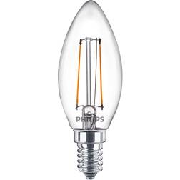 Philips CorePro LED Kerte 2,2W 840 E14 B35 klar 250 lumen