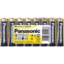 Panasonic Alkaline Batteri Power AA 8 st