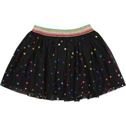 Stella McCartney Kid's Tulle Skirt - Black with Sequins