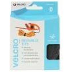 Velcro VEL-EC60254 Burrebånd 5000 mm x 30 mm Sort 5 m