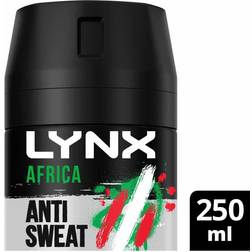 Lynx XXL Africa 72H Sweat Protection Anti-Perspirant Deodorant 3x250ml 250ml