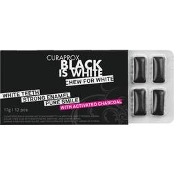 Curaprox Black Is White To Go Chewing Gum Sleeve 12 Pezzi