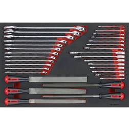 Teng Tools NYCKEL/FILSATS EVA 32 DELAR Verktygsset