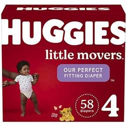 Huggies Little Movers Size 4 10-17kg 58pcs