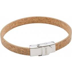 Fred Bennett Natural Cork Stainless Steel Clasp Bracelet B5373