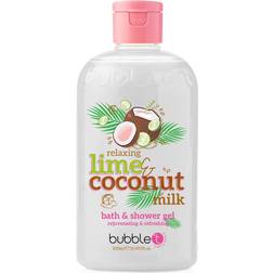 BubbleT Lime & Coconut Milk Smoothie Bath & Shower Gel 500ml