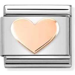 Nomination Classic Rose Plain Heart Charm