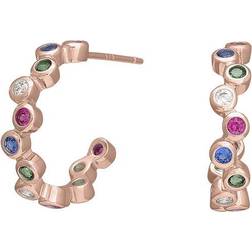 Nordahl Andersen Joanli Nor Damer stiftörhängen EzraNor i sterlingsilver 925 silverfärger med zirkonia – 345 232