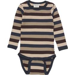 Minymo Rib Long Sleeved Bodysuit (112010)