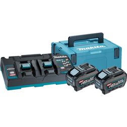 Makita 40V Batteripakke 2x5,0Ah BL4050F lynlader DC40RB