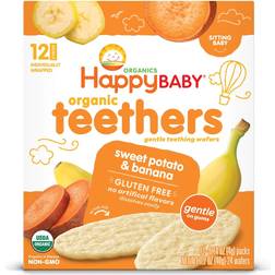 Happy Baby Family Organics, Teething Wafers, Sweet Potato & Banana