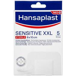 Hansaplast Sensitive XXL 8X10cm 5 pcs