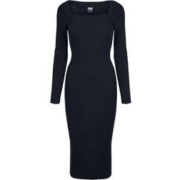 Urban Classics Knit Midi Dress - Schwarz