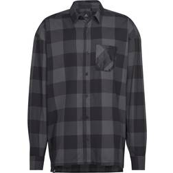 Adidas Five Ten Brand Of The Brave Flannel Shirt - Grey Six/Black