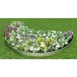 vidaXL Fleksibel Bedkant 100x14 cm Galvaniseret Stål 15 Stk
