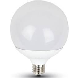 V-TAC 13w LED Globepære, E27, Varm hvid, 1055 lumen, Dæmpbar