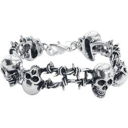 Alchemy Gothic Alchemy Gothic No Man's Land Armbånd Herrer sølvfarvet