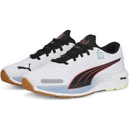 Puma Löparskor Velocity Nitro First Mile Pebble Gray/Orange/Svart