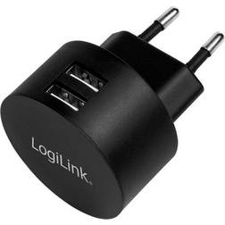 LogiLink PA0218, Indendørs, Vekselstrøm, 5 V, Sort