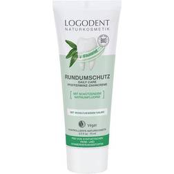 Logona Facial Dental All-Round Protection Daily Care Peppermint Toothpaste with Fluoride