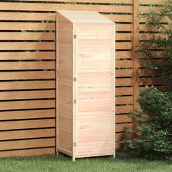 vidaXL Cobertizo Jardín Madera Maciza De Abeto 55x52x174,5 cm (Área de construcción )