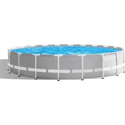 Intex 26756NP Piscina Prisma Frame. Kit completo. 610x132 cm grigio chiaro