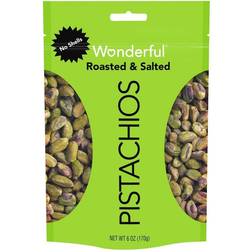Wonderful Roasted & Salted Shelled Pistachios 6oz 1pack
