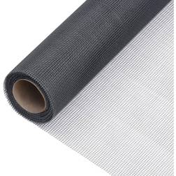 vidaXL Ecran En Treillis Moustiquaire Filet Clôture 80x500 cm Gris