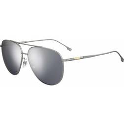 HUGO BOSS 1296/F/S R81/T4 - Matte Ruthenium Grey