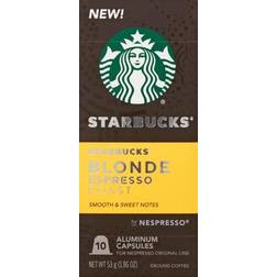 Starbucks Nespresso Blonde Espresso Capsules 10-Count Ct