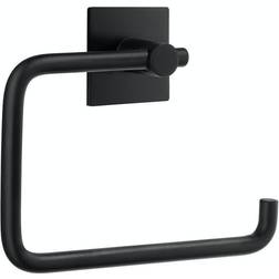 Beslagsboden Selvklæbende Toiletpapirholder Mat Sort