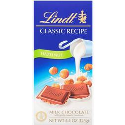 Lindt Classic Recipe Milk Chocolate Hazelnut Bar 4.4