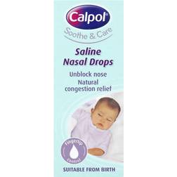 Calpol Saline Nasal Drops 10ml - wilko