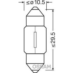 Osram C10W 12V 10ER Faltschachtel