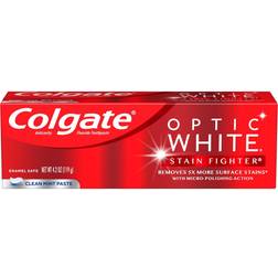 Colgate Optic White Stain Fighter Teeth Whitening Toothpaste Clean Mint Paste 119g