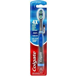 Colgate Mattress 360 Total Advanced Floss-Tip Sonic Powered Vibrating Toothbrush, Soft