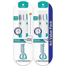 Sensodyne Pronamel Medium Toothbrush for Tooth Enamel Protection 4 Count