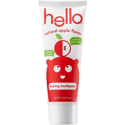 Hello Organic Toddler Training Paste & Brush Natural Apple