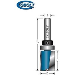 Cobolt 203-122L Mallfräs med styrlager