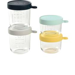 Beaba Glass Storage Jars 4-pcs