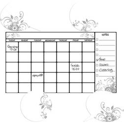 RoomMates Dry Erase Calendar Wall Decals