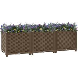 vidaXL Raised Bed 120x40x38 Polypropylene