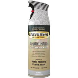 Rust-Oleum AE0160011E8 Universal All Surface Silver Hammered Spray Metal Paint Silver