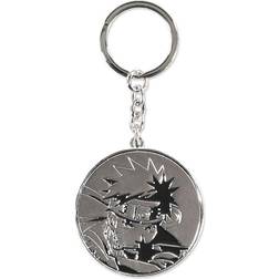 Difuzed Silver Metal Keychain - Black