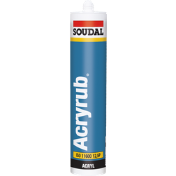 Soudal Acrylfugemasse frostsikker grå 310 1st