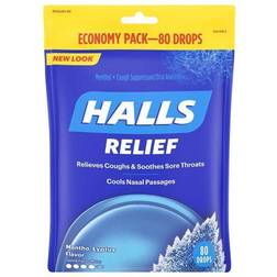 Halls Relief Mentho-Lyptus Cough Drops, Economy Pack