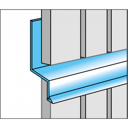 Icopal Alu-z-profil 8-8 Alu. 1stk