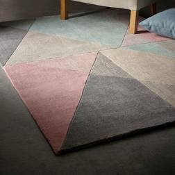 Very Origins Triangle Geo Rug Grey, Pink