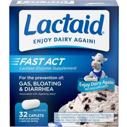 Johnson & Johnson Lactaid Fast Act 32-Count Caplets Ct